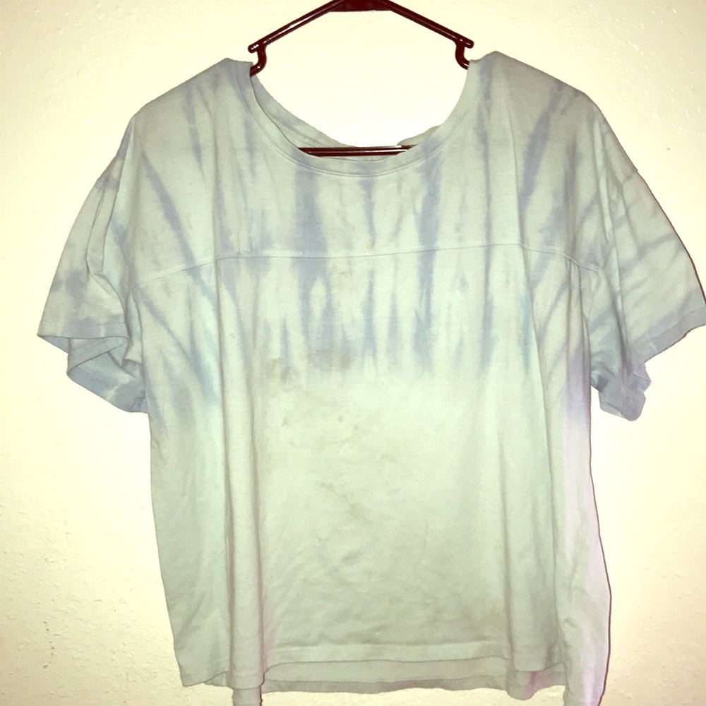 blue shirt